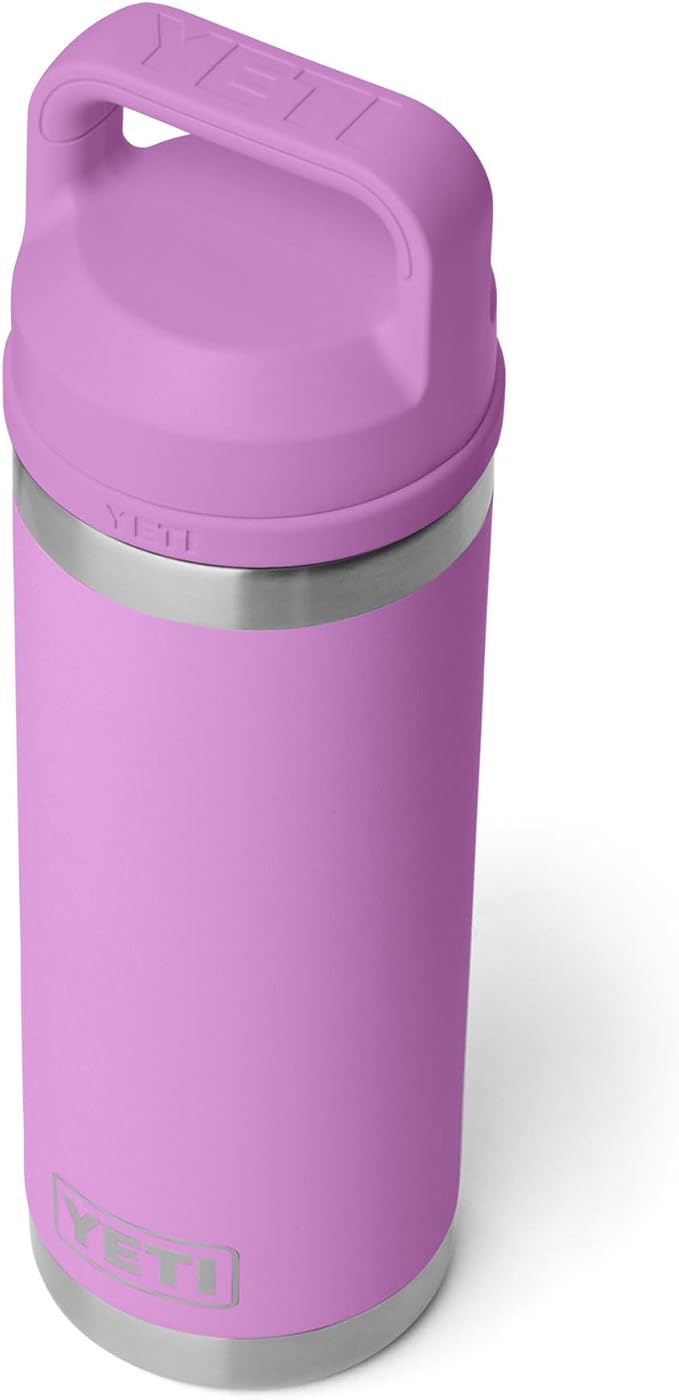 YETI Rambler 18 oz Bottle, Leakproof, Vacuum Insulated, Stainless Steel with Chug Cap, Desert Bloom
