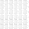 MR.R Set of 36PCS Sublimation Blanks Dishwasher Heart Handle White Ceramic Coffee Mugs 11oz Blank Dishwasher Ceramic Classic Drinking Cup Mug with Heart Handle For Milk Tea Cola Waterâ€¦