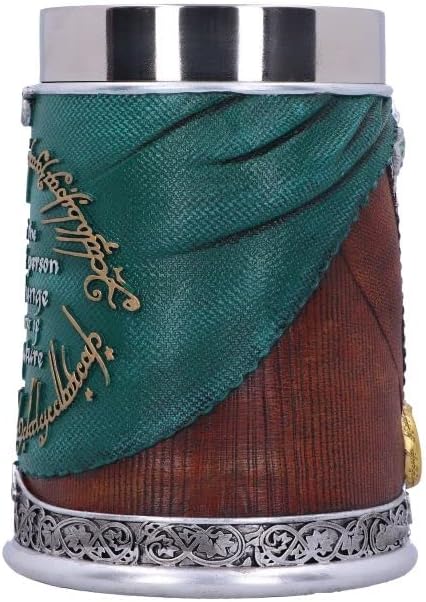 Nemesis Now Lord of the Rings Tankard, Hand-Painted Resin Mug, Officially Licensed Collectible, 15.5cm - Frodo