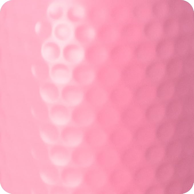 Swig Life Skinny Can Cooler, 12oz Insulated Slim Can Holder, Stainless Steel Cans Cooler, Covers for Tall Beer Bottles, Beach Accessories for Women (Azalea Golf Ball)
