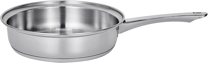 VEVOR Egg Poacher Pan, 4-Cup Poached Egg Maker, Stainless Steel Poaching Pan and Frying Skillet, with 4 Nonsitck Detachable Large Cups, Lid, and Silicone Spatula, Compatible with Induction Stovetop