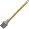 Gold Basting Brush, Berglander Non-stick Silicone Kitchen Brush For Cooking With Titanium Gold Plating Handle, Barbeque Brush, Pastry Brush, BBQ Brush, Dishwasher Safe, Easy to Clean