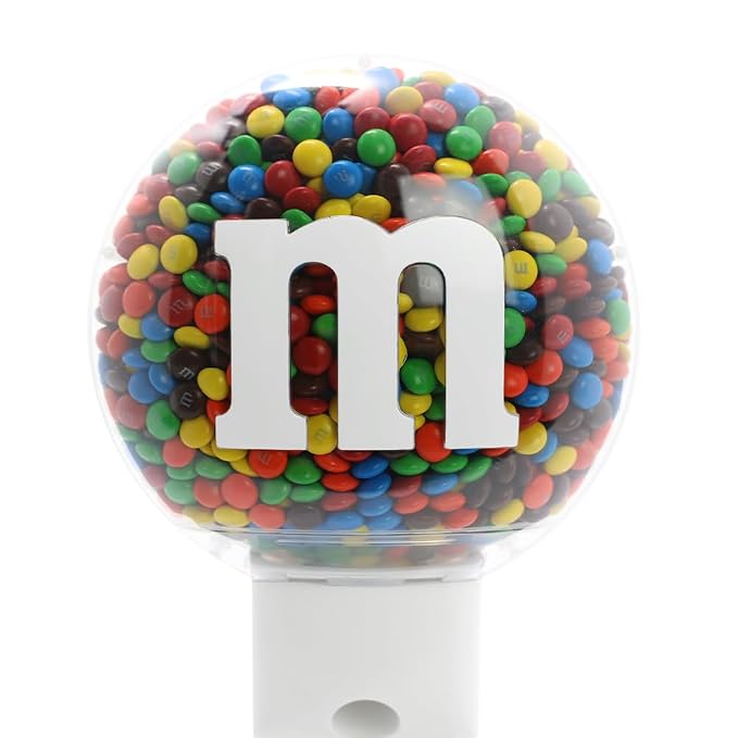M&M’S Motion Activated Candy Dispenser for Milk Chocolate Candy, Fun, Reusable Gift for M&M’S Fans, Perfect for Birthdays, Holidays, and Special Occasions, No-Touch Sensor for Easy, Mess-Free Treat Sharing