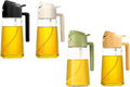 2-in-1 Oil Sprayer & Pourer – 16oz / 500ml Oil Bottle for Kitchen, BBQ, Baking, Salad – Black/White/Green/Yellow(Mix 4Pcs)
