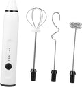 Zerodeko Handheld Electric Foams Maker Automatic Mixer Stirrer Milk Frother Hand Mixer Compact Stainless Steel