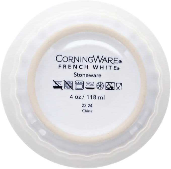 CorningWare French White 4-Ounce Ramekin