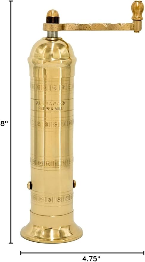 Alexander Home The Original European Mill (Brass, 8-Inch Pepper)