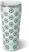 Swig Life 32oz Insulated Tumbler, Travel Coffee Tumbler with Lid, Cup Holder Friendly Travel Coffee Mug, Stainless Steel with Lid (Side Kick)