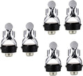 6pcs Stainless Steel Wine Stopper Cava Sparkling Wine Sealer with Pressure Pump for Preserving Freshness and Preventing Waste