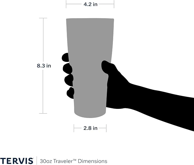 Tervis Traveler® Stainless Steel 30oz Traveler™ with Slider Lid | Inkreel - Sunrise Kaleidoscope | Double-Wall Vacuum Insulated Travel Cup, Keeps Drinks Hot or Cold