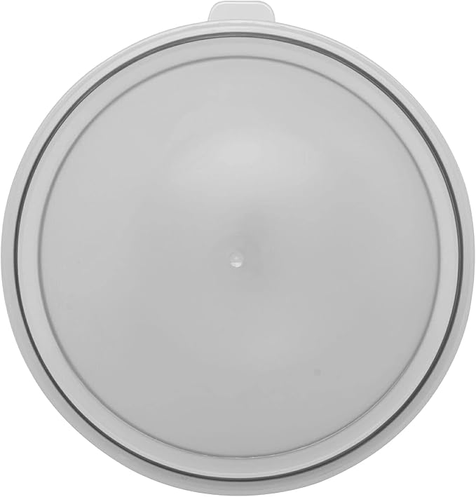 G.E.T. CR-0270-CL Round Food Storage Crock w/ Lid, 2.7 Quart, Clear (Set of 12)