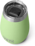 YETI Rambler 10 oz Wine Tumbler, Vacuum Insulated, Stainless Steel with MagSlider Lid, Key Lime