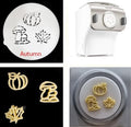 Farms Harvest Autumn Shape Pasta Disc, Mushroom Fall Festival Pasta, Fun Shaped Pumpkin and Leaf Noodles for Kids and Holidays, Fit For Philips Automatic Pasta Maker, Accessory Attachment