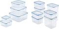LocknLock Easy Essentials Food Storage Containers, 10 & 14 Piece Sets