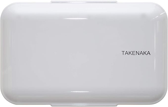 Bento Bite Box from TAKENAKA Japan, Made of Recycled Plastic Bottles for Eco, Sustainable Lunch Box(Gray Champignon)