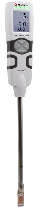 Triplett TMP230 Deep Fryer Oil Tester - Simultaneously Displays Temperature and TPM (Total Polar Materials)