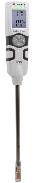 Triplett TMP230 Deep Fryer Oil Tester - Simultaneously Displays Temperature and TPM (Total Polar Materials)