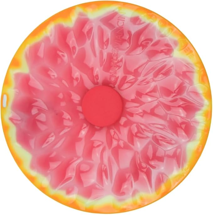 Charles Viancin - Grapefruit Silicone Lid for Food Storage and Cooking - 8''/20cm - Airtight Seal on Any Smooth Rim Surface - BPA-Free - Oven, Microwave, Freezer, Stovetop and Dishwasher Safe