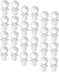 24pcs Glass Ball Wine Stoppers Convenient Sealing for Wine Bottles and Glass Portable Design for Easy Use and Travel