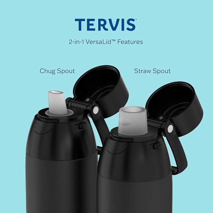 Tervis Venture Water Bottle Peanuts - Snoopy Maxiumus Triple Insulated Tumbler Travel Cup Keeps Drinks Cold & Hot, 36oz, Stainless Steel