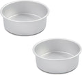 7 x 3 Inch Round Cake Pans Set of 2, Aluminum Round Cake Tin, Baking Cake Pan for Wedding, Party, Family Occasions, Chocolate, Bread. (Round, 7×3 Round Cake Pan, Set of 2)