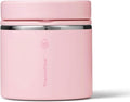 ThermoFlask Insulated Food Jar with Leakproof Lid (20 oz, Blush) - Stainless Steel Food Containers for Hot & Cold Meals, Lunch, Soup & Snacks