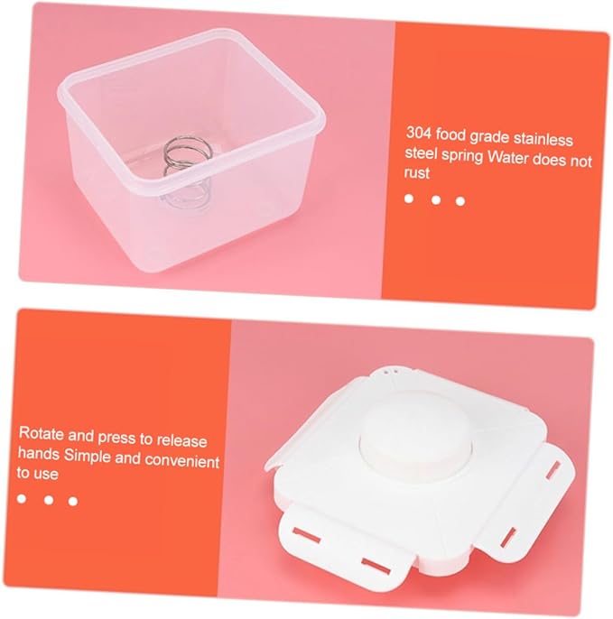 Tofu Drain Container Home Drain Box for Tofu Squeeze Easy to Clean Use for Silken Firm Extra Firm Compact Design for Kitchen Use