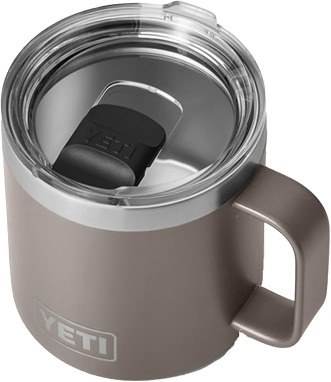 YETI Rambler 14 oz Mug, Vacuum Insulated, Stainless Steel with MagSlider Lid, Stainless | Vacuum Insulated, MagSlider Lid, Stainless
