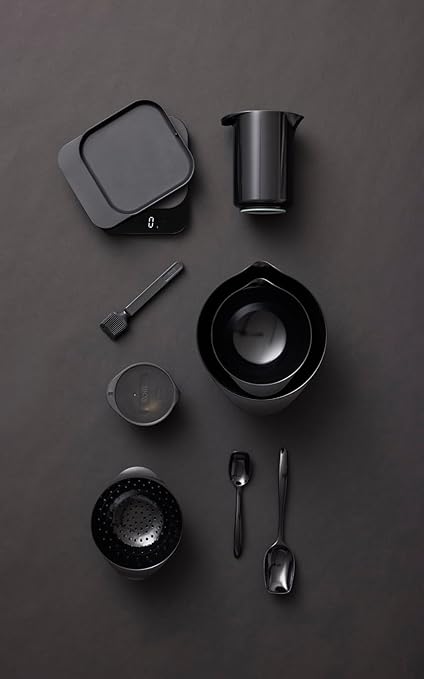 Rosti Mensura Kitchen Scale Accurate Measurements Made Effortless - Experience Precision Cooking with Battery - Powered Convenience - Requires 3 AAA Batteries for Reliable Performance (Black)