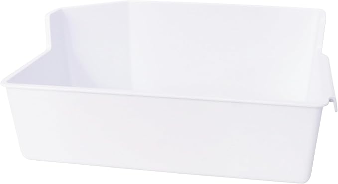 Kitchen Basics 101 240385201 Ice Cube Bucket Container Tray Storage Bin Compatible with Frigidaire Kenmore Electrolux 7240385201 AP2116228 891419, AH430380, EA430380, PS430380 (Refrigerator, Bin ONLY)