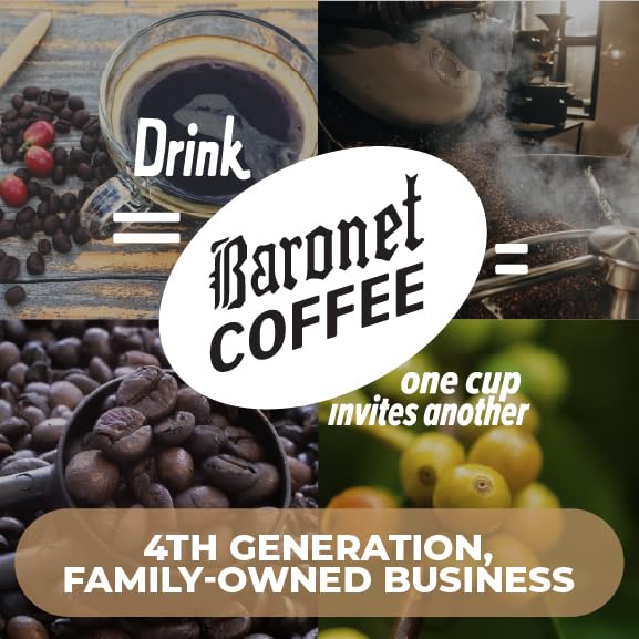 Baronet Coffee Pods [DECAF Hazelnut-54 Pods] Flavored Single Cup Use, Like Senseo [3 Boxes of 18 Single Serve 10 Gram] Regular Strength, Med Roast [Decaf Hazelnut]
