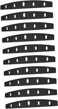 STOBAZA 10pcs Kitchen Knife Sleeves Knife Blade Protectors for Pizza Cutters Fit Half Round Edge Guard for Safe Cutting Dishwasher Safe