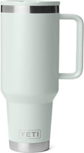 YETI Rambler 40 oz Travel Mug with Flip Straw Lid – Stainless Steel, Vacuum Insulated, Leakproof, Cup Holder Friendly