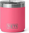 YETI Rambler 10 oz Ceramic Lined Lowball 2.0, Vacuum Insulated with MagSlider Lid, Tropical Pink