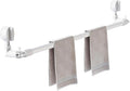 Towel Bar for Bathroom Wall Mounted,Adjustable No Drill Towel Rack,Rustproof Towel Holder,Retractable Drying Rack for Clothes,Space-Saving Towel Hanger for Closet,Bedroom,Balcony,20-34in