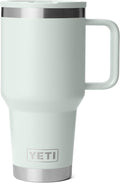 YETI Rambler 30 oz Travel Mug with Flip Straw Lid – Stainless Steel, Vacuum Insulated, Leakproof, Cup Holder Friendly
