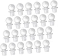 STOBAZA 24pcs Glass Ball Stoppers Wine Bottle Stopper Ball Wine for Liquors Keeper Tumblers Bulk