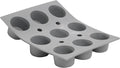 de Buyer ELASTOMOULE Mini-Muffin Silicone Mold - Creates 9 Muffins - Easy to Use & Clean - Dishwasher Safe