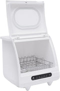 Countertop Dishwasher, 1200W Compact Dishwasher with 12 High-Performance Spouts, 360° rotation Flushing for Home Apartment Dorm RV