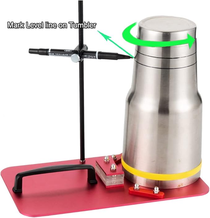 Cup Edging Tool Tumblers Level Line Drawing Edge Trimmer for Tumbler Craft Remove The Rough Edges and Make Level line