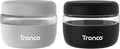 Tronco 16 oz Glass Food Storage & Lunch Bowl Containers with Airtight Lids | Leak & Spill Proof Meal Prep Container & Food Storage Jar for Lunch, Salad, Oats, Soup, BPA-Free, Microwave & Dishwasher Safe