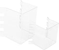 GLEAVI 2pcs Acrylic Food Bag Stand Holder Hands Zip Bag Rack for Prep and Storage Compatible Freezer Lightweight and Portable Design