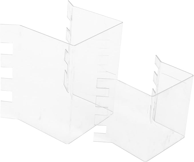 GLEAVI 2pcs Acrylic Food Bag Stand Holder Hands Zip Bag Rack for Prep and Storage Compatible Freezer Lightweight and Portable Design