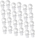 Zerodeko 24pcs Glass Ball Bottle Stoppers Multi-purpose Wine and Aroma Container Caps Convenient Portable Sealers for Perfume and Beverage Bottles