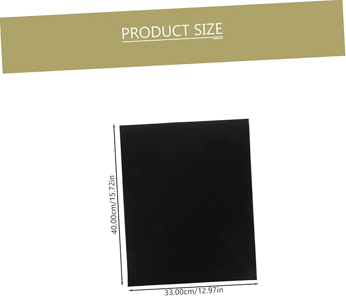 Hemoton 9sheets Non-stick Oven Liners Heat Resistant Baking Mats for Easy Clean-up Reusable and for Electric and Gas Ovens