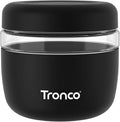 Tronco 24 oz Glass Food Storage & Lunch Bowl Containers with Airtight Lids | Leak & Spill Proof Meal Prep Container & Food Storage Jar for Lunch, Salad, Oats, Soup, BPA-Free, Microwave & Dishwasher Safe