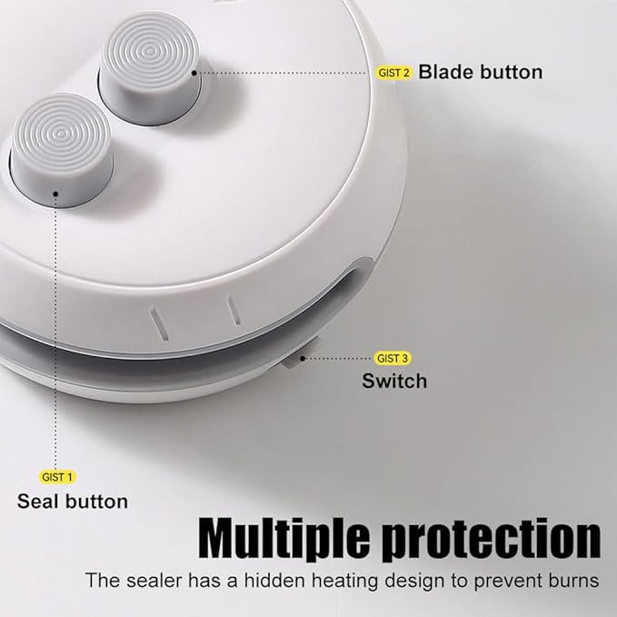 Vacuum Sealer Food Heat Sealing Machine Preservation Preserving Mini Bag 2 in 1