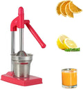 Cast Iron Juicer Hand Press, Cast Iron Juicer, Heavy Duty Hand Press Juice Extractor for Manual Juicers Stainless Steel Lemon Squeezer, Easy to Use, Home and Kitchen