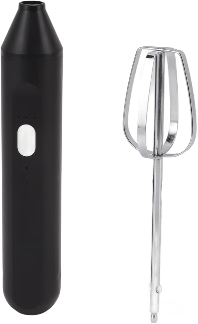 Electric Hand Blender，3 in 1 Immersion Blender Handheld, Beater Electric Milk Frother Coffee Blender Milkshake Blender Foamer Kitchen Tools(Black)