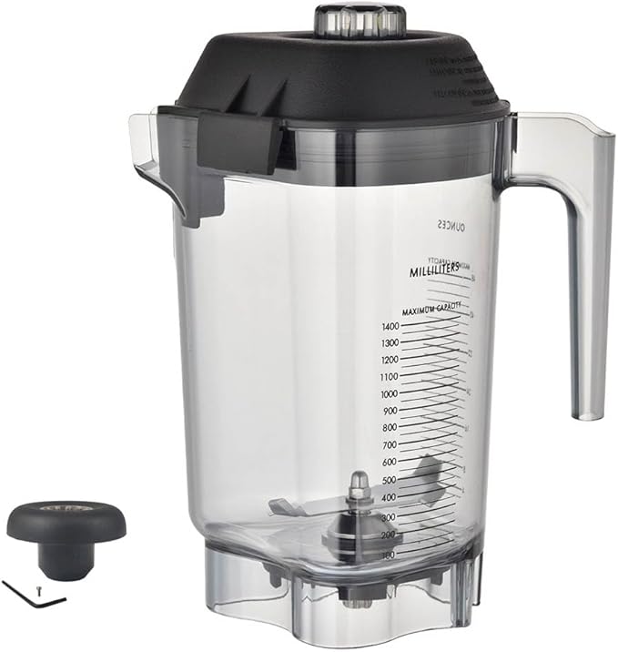 for Blenders 48 oz Advance Container, replace Touch & Go, The Quiet One, Drink Machine, Barboss and Blending Station Advance Commercial Series Pitcher Jar Cup